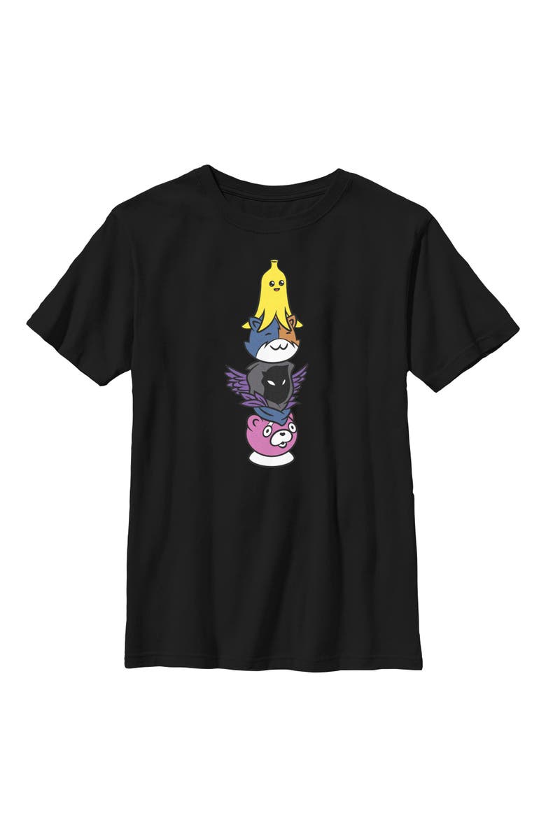 FORTNITE Boy's Fortnite Character Stack Graphic T-Shirt, Main, color, Black