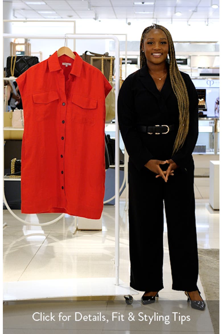 Linen Utility Shirtdress video