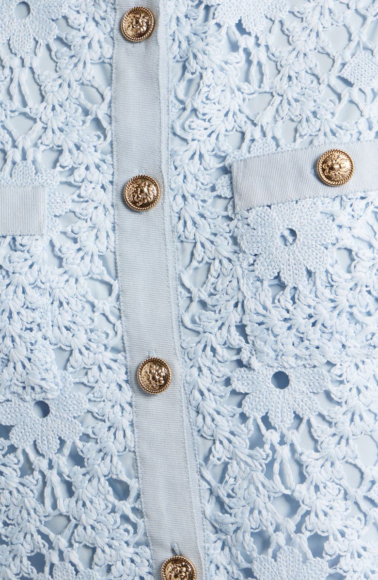 Saylor Finn Floral Sleeveless Sundress, Alternate, color, Cornflower