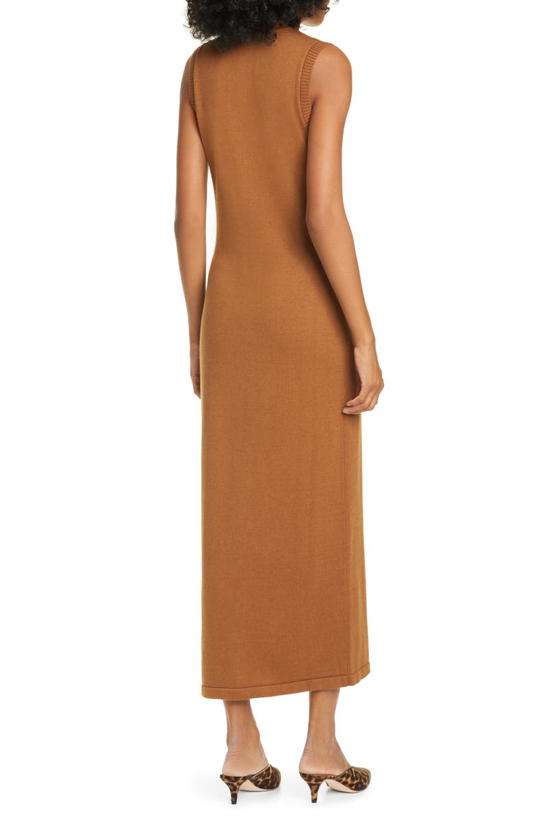 STAUD Bo Midi Sweater Dress, Alternate, color, 