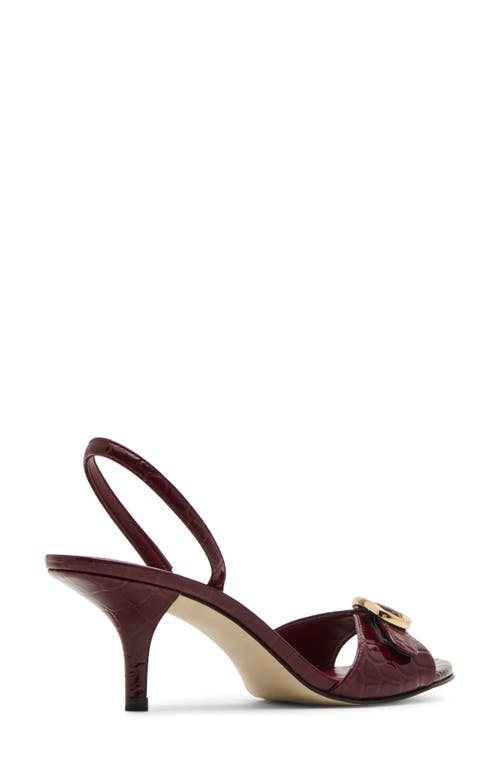 Steve Madden Henrietta Slingback Sandal In Burgundy