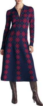 Boden Fiona Zip Front Knitted Dress