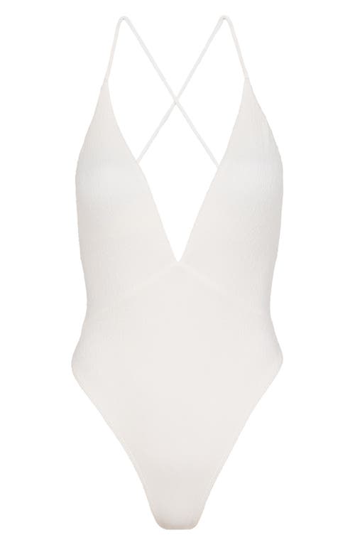 Vix Paula Hermanny Vix Solaro One Piece Swimsuit In White