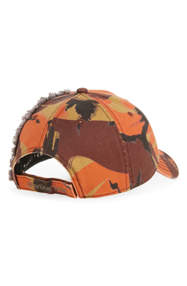 Martine Rose Print Collage Baseball Cap, Alternate, color, Orange Camo