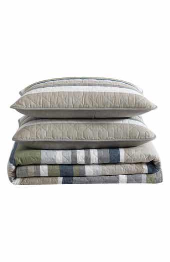 Eddie Bauer Salmon Ladder Cotton Quilt 3-Piece Set
