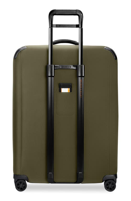 Briggs & Riley Large Zdx 29-inch Expandable Spinner Packing Case In Green