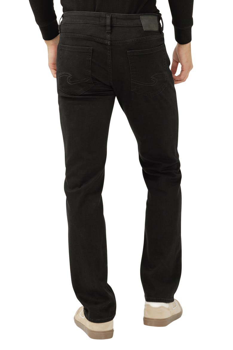 Allan Slim Straight Leg Jeans, Alternate, color, BLACK