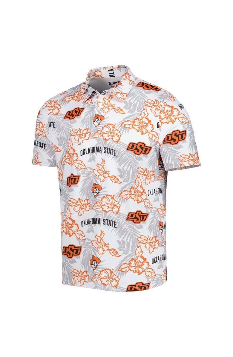 Reyn Spooner Men's Reyn Spooner White Oklahoma State Cowboys Performance Polo, Alternate, color, 