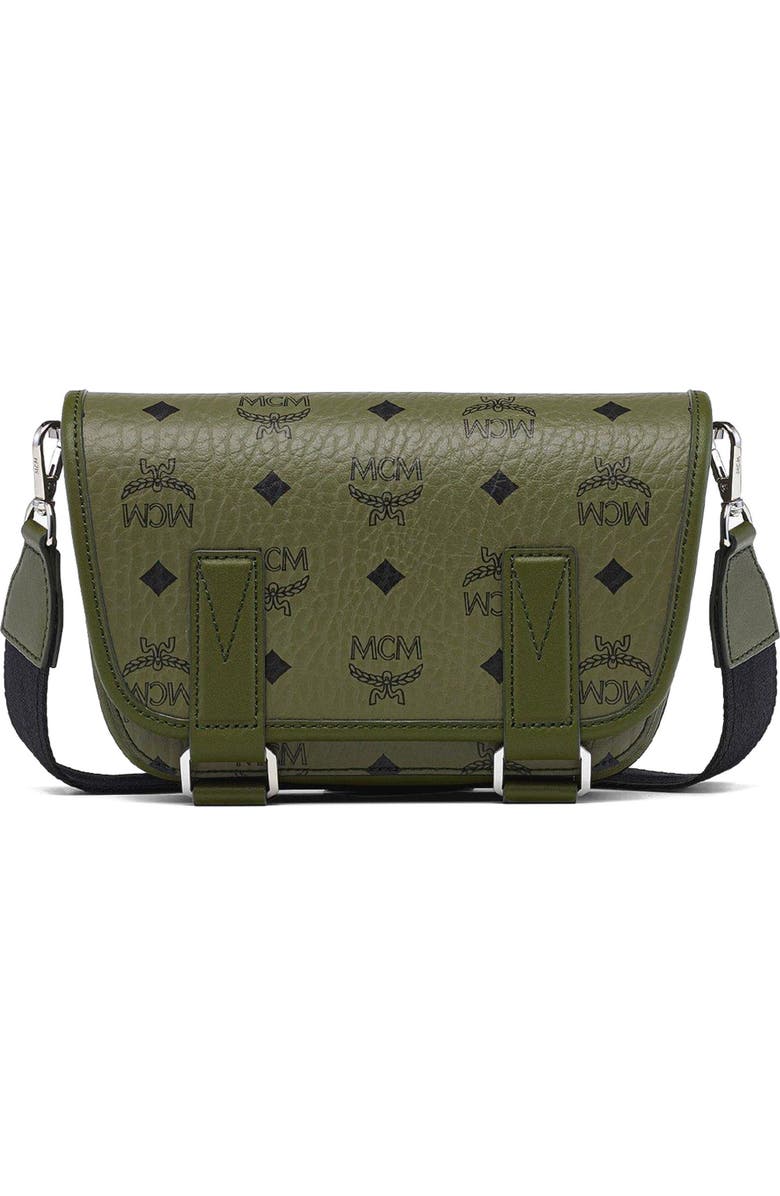 MCM Aren Messenger Bag in Visetos, Main, color,