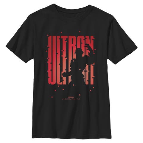 Boys' Ultron Silhouette Short Sleeve T-shirt