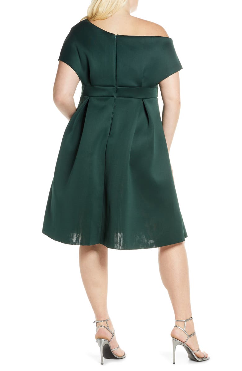 Chi Chi London Curve Edel One-Shoulder Cocktail Dress, Alternate, color,