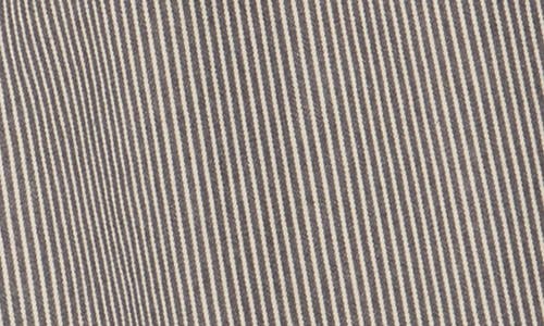 Rag & Bone Serena Stripe High Waist Crop Wide Leg Jeans In Gray