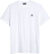 Stone Island Logo Patch Cotton T-Shirt