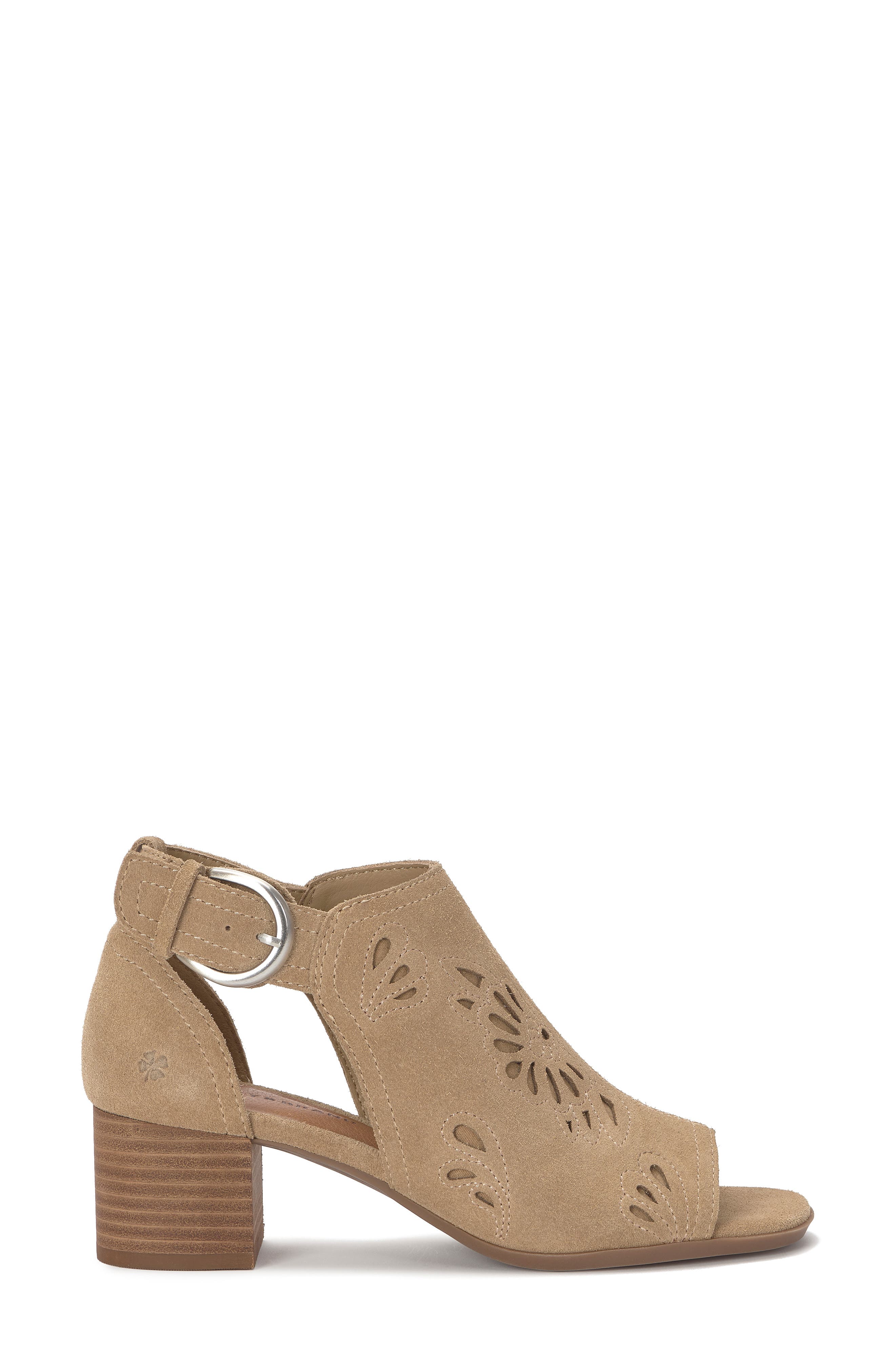 Lucky Brand Cormyn Block Heel Sandal, Alternate, color, Distressed Natural