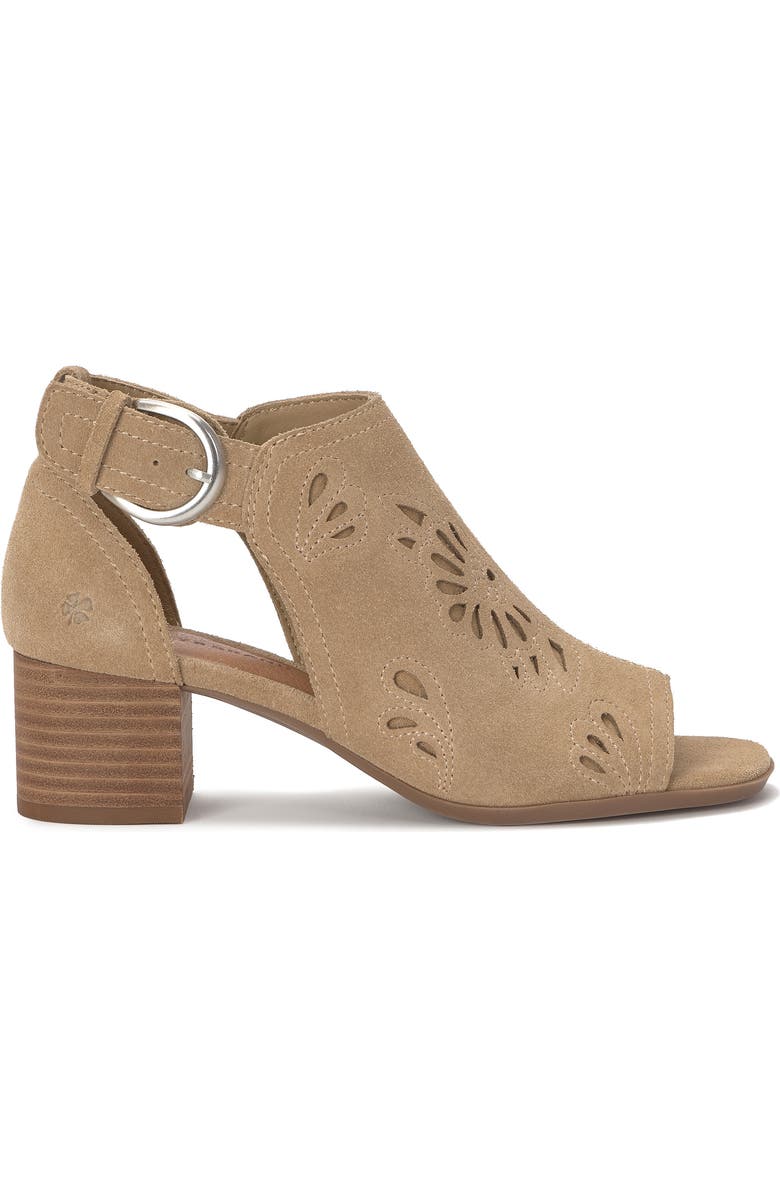 Lucky Brand Cormyn Block Heel Sandal, Alternate, color, Distressed Natural