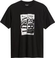 Carhartt Work In Progress Moving Letterpress Cotton Graphic T-Shirt