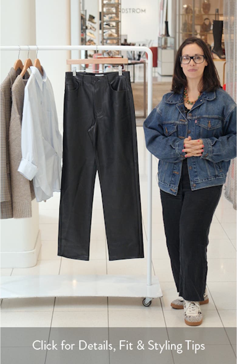 Cassie Coated Straight Leg Jeans, sales video thumbnail
