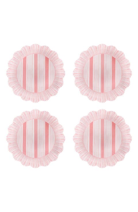 Cabana Set of 4 Melamine Salad Plates