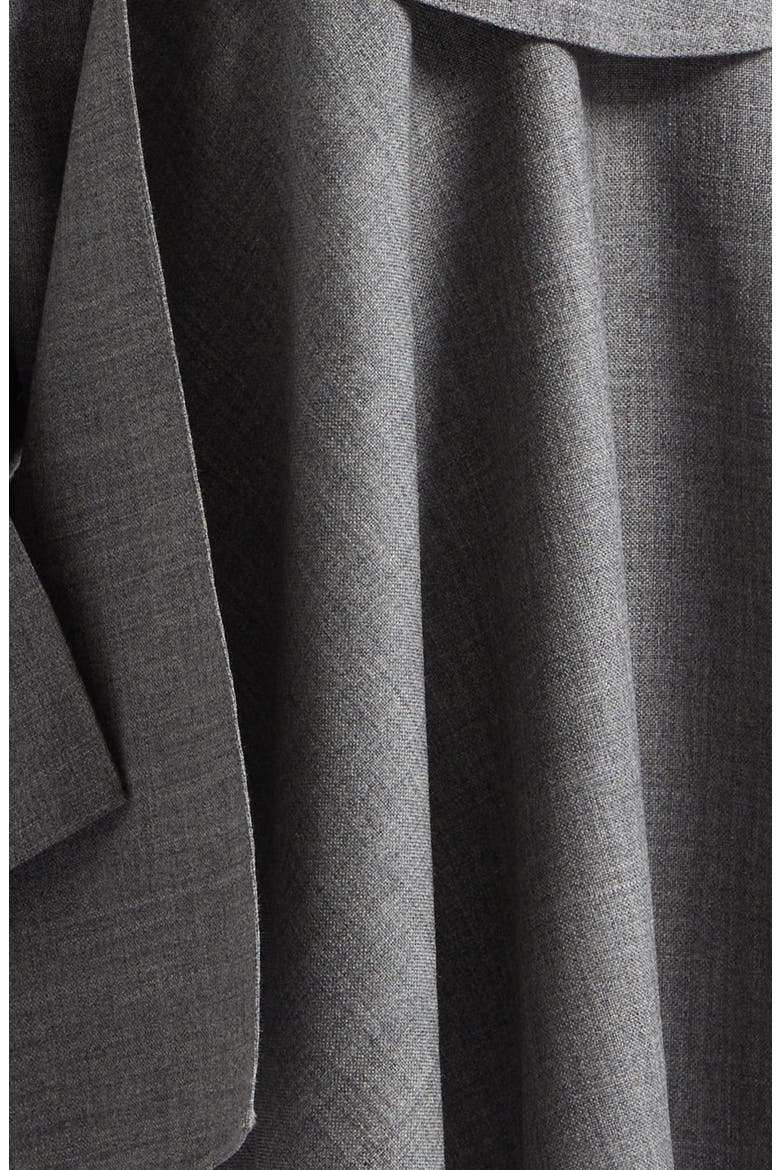 Cheval Wool Peplum Pants, Alternate, color, GREY MLANGE