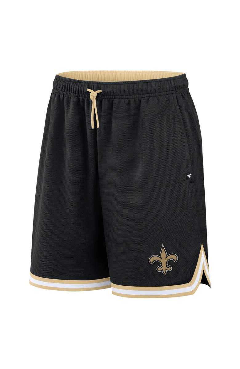 FANATICS Men's Fanatics Black New Orleans Saints Fearless Drive Shorts, Alternate, color, Black