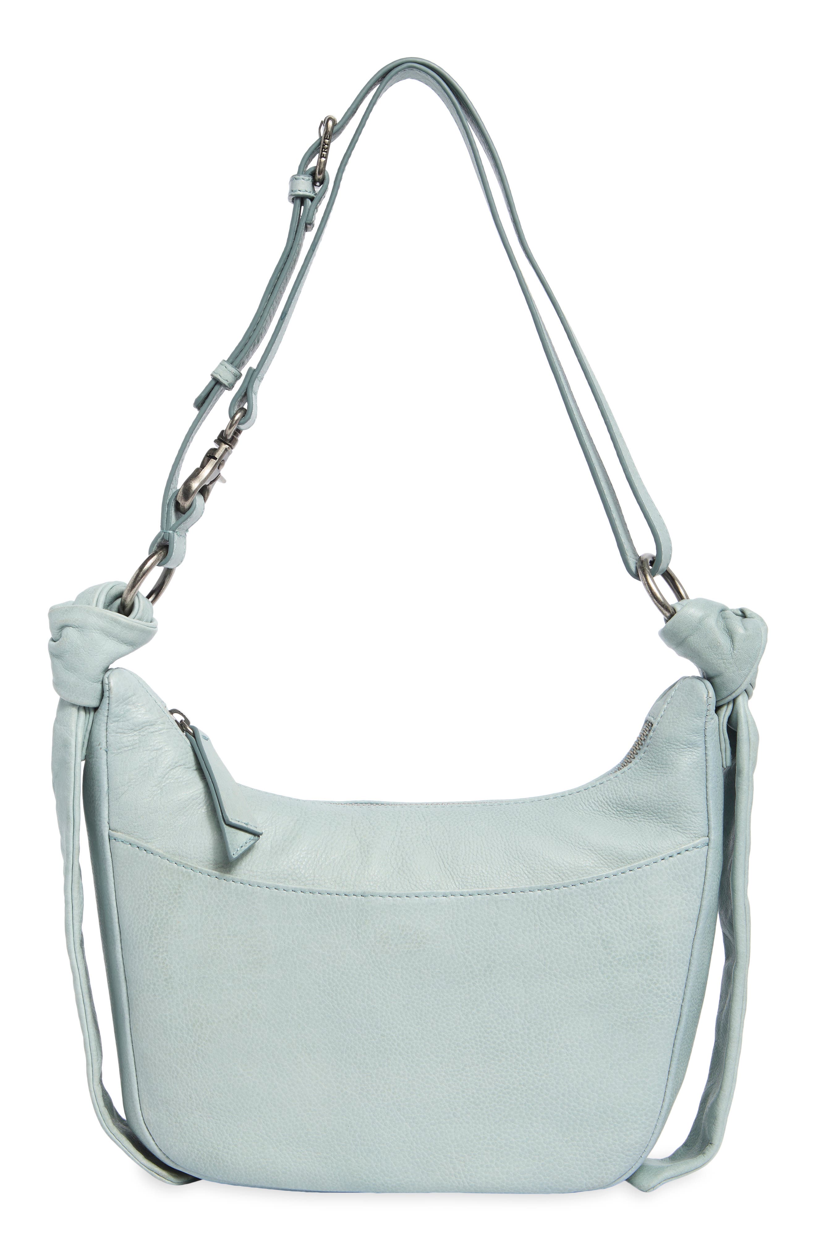 Nora Knotted Metallic Leather Crossbody Bag