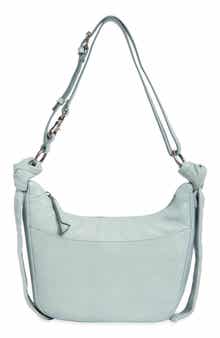 Nora Knotted Metallic Leather Crossbody Bag