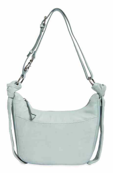 Nora Knotted Metallic Leather Crossbody Bag