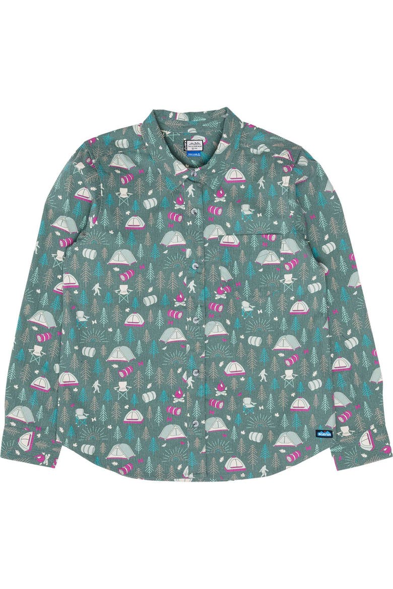 Girl Party Long-Sleeve Shirt - Women's, Main, color, Adventure Camp