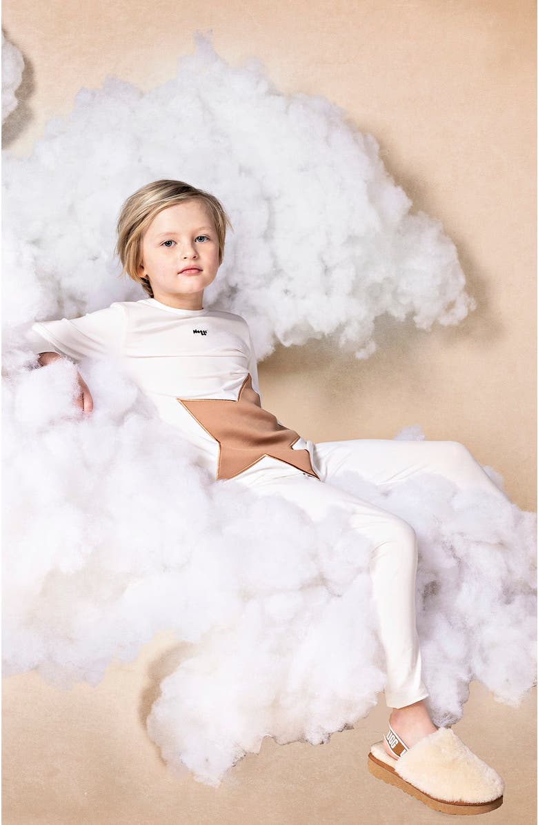 NoggiWear Puffy Star Loungewear, Alternate, color, Tan