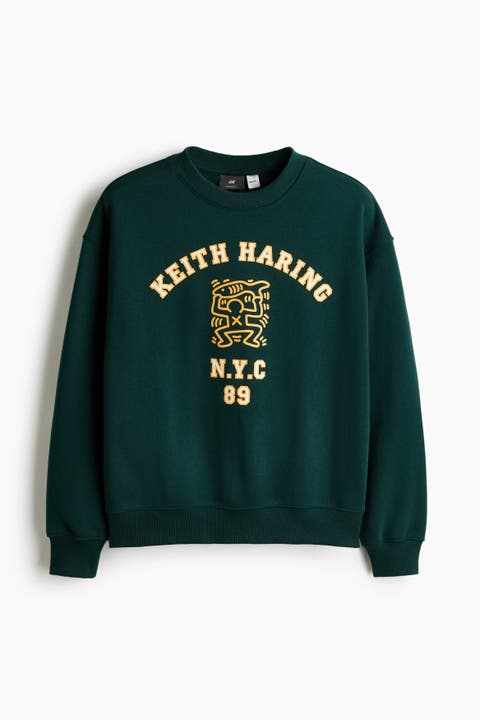 Oversized Fit Printed Sweatshirt