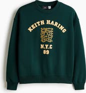 H&M Oversized Fit Printed Sweatshirt
