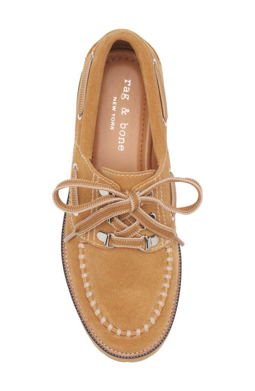Rag & Bone Cameron Boat Shoe In Brown