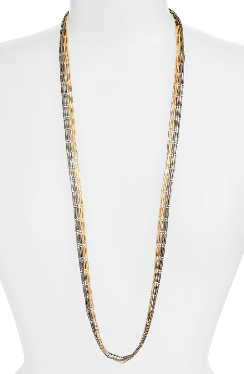 Argento Vivo Sterling Silver Argento Vivo Two-Tone Multistrand Necklace, Main, color, 