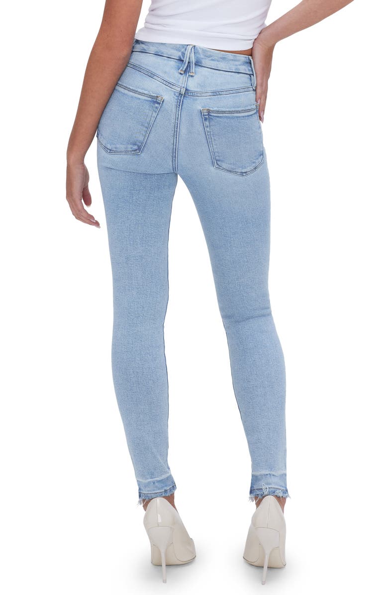 Good American Good Legs Mid Rise Skinny Jeans, Alternate, color, Indigo623