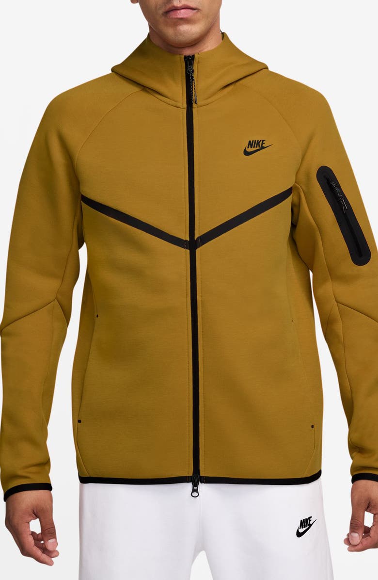 Nike Tech Windrunner Zip Hoodie, Main, color, 352 Ochre