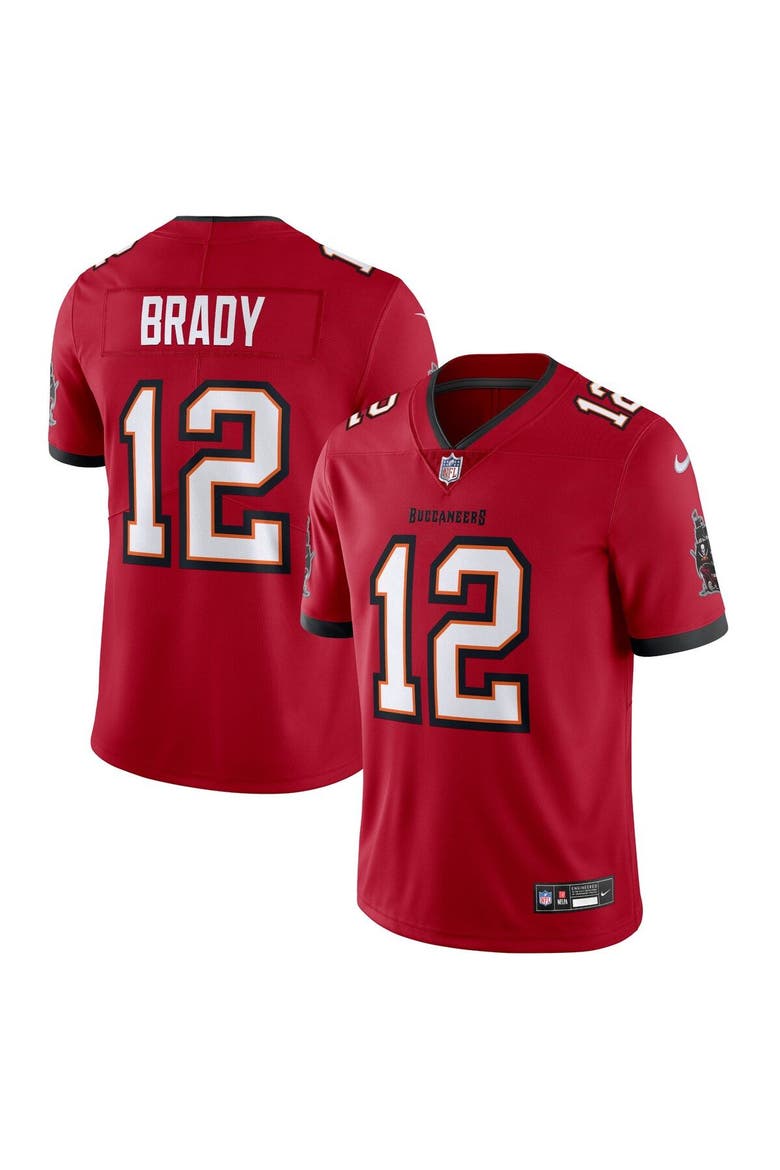 Men's Nike Tom Brady Red Tampa Bay Buccaneers  Vapor Untouchable Limited Jersey, Main, color, Red
