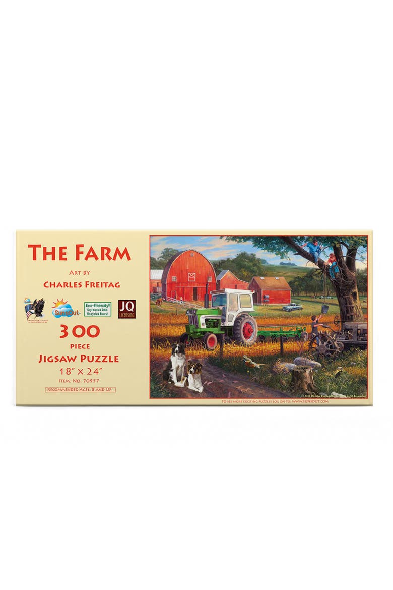 The Farm 300 piece Jigsaw Puzzle for Adults, Alternate, color, Multicolor