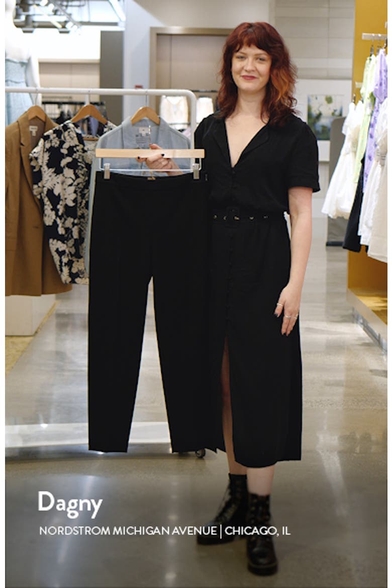 Tilunara Slim Fit Ponte Knit Pants video
