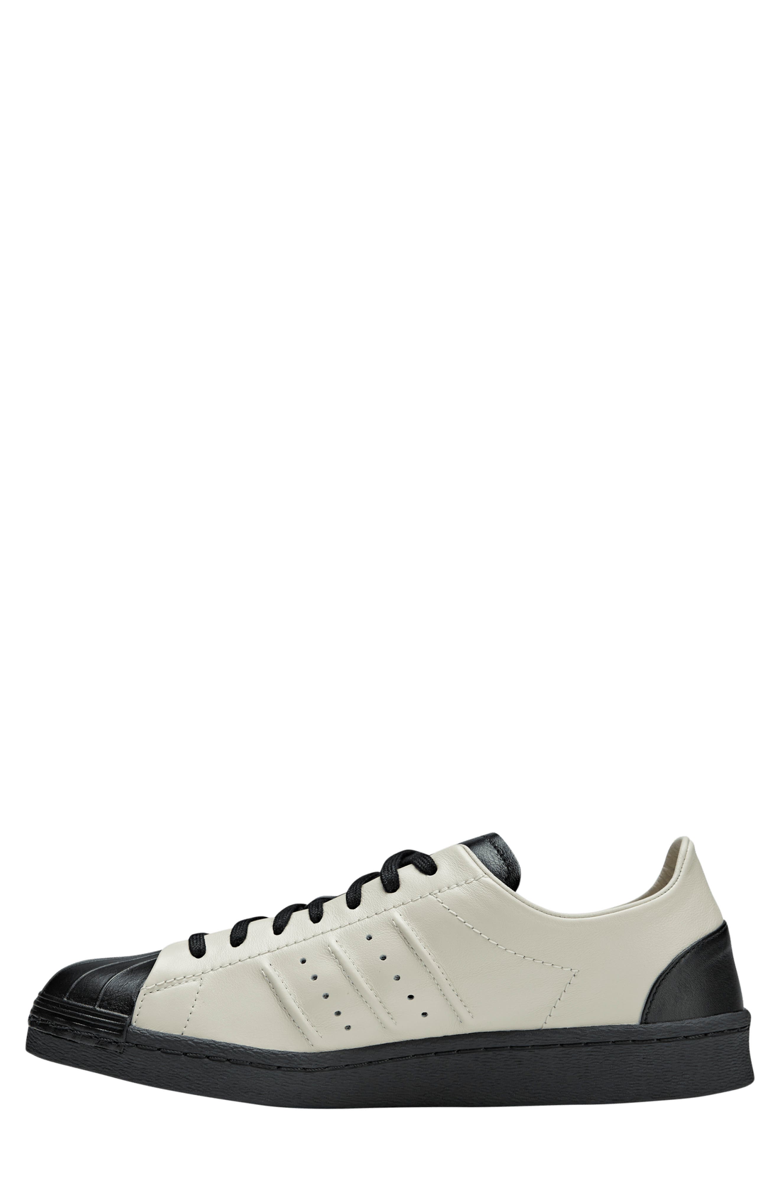 Y-3 Superstar Sneaker, Alternate, color, Black/ Black/ Aluminum