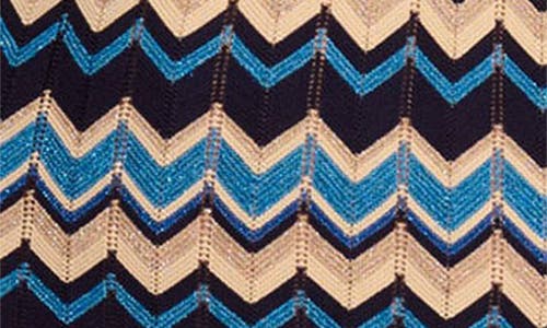 RAMY BROOK RAMY BROOK LUCAS CHEVRON KNIT MINIDRESS