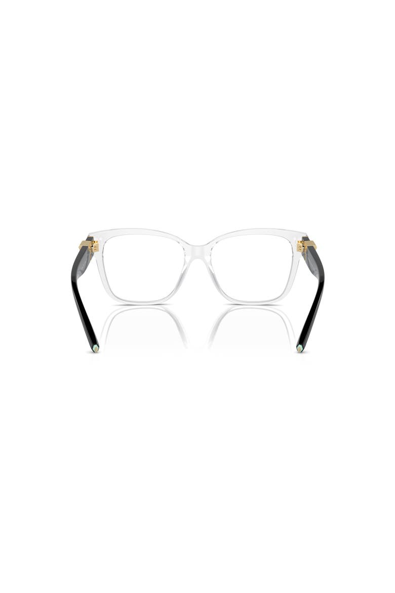 54mm Square optical glasses, Alternate, color, Transparent