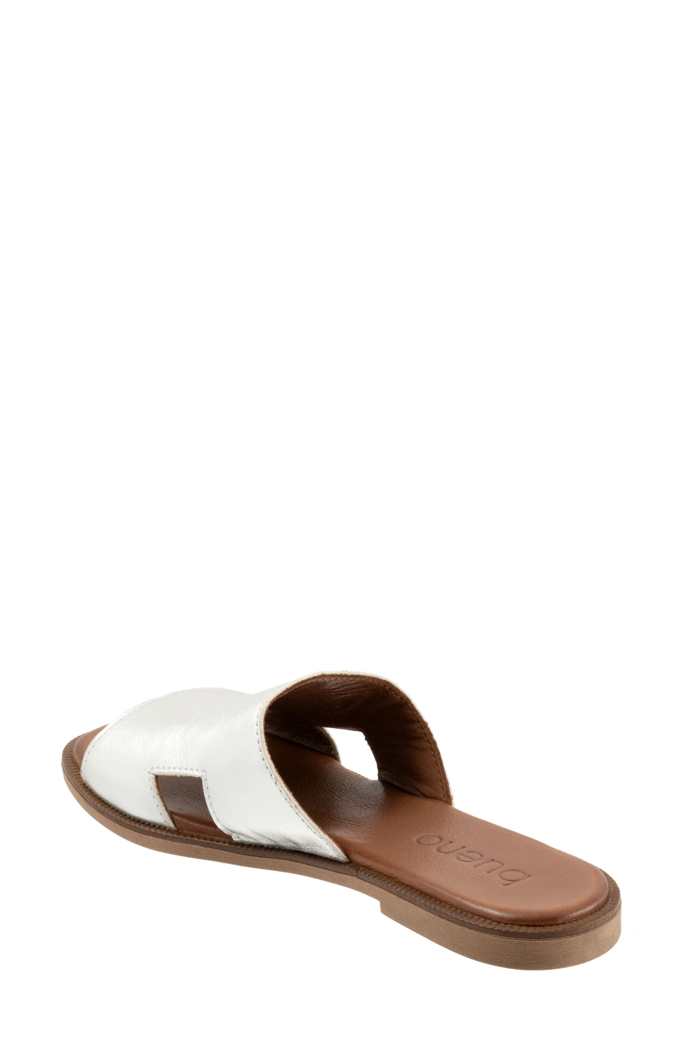 Bueno Hendrix Slide Sandal, Alternate, color, Dark Silver