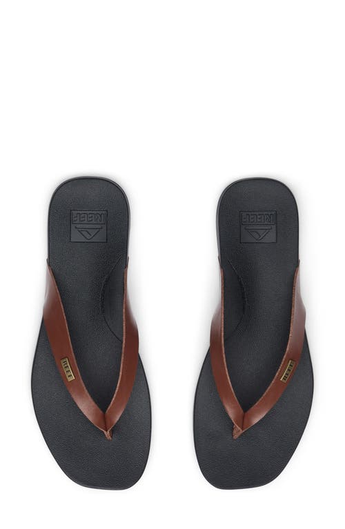 Reef Cushion Lune Flip Flop In Black