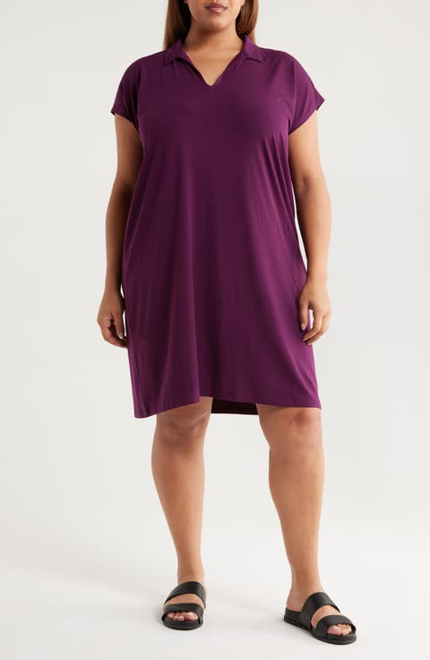 Johnny Collar Jersey Dress