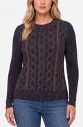 Liverpool Los Angeles Geometric Crewneck Sweater