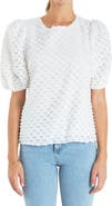 English Factory Textured Puff Sleeve Top