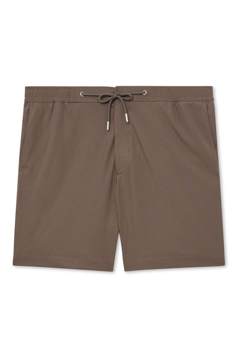 Newmark Drawstring Shorts, Alternate, color, MOCHA BROWN
