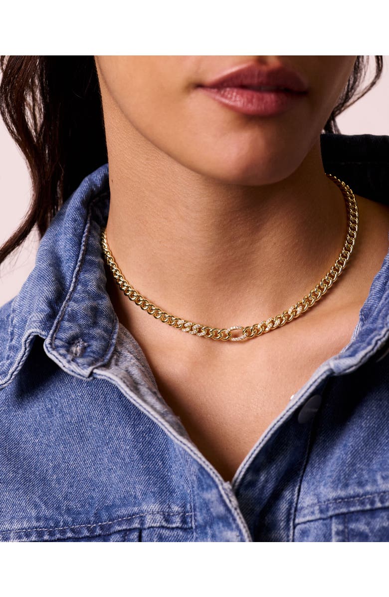 Electric Picks Lincoln Necklace, Alternate, color, Gold