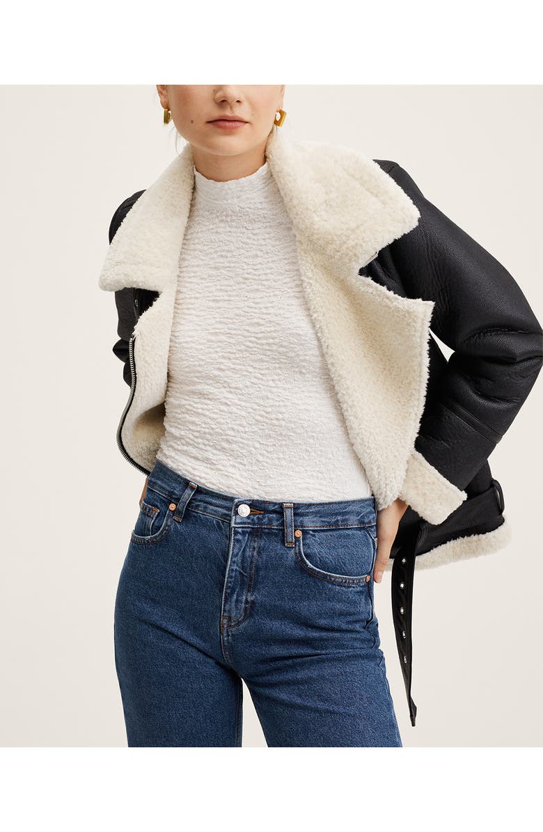 MANGO Straight Leg Jeans, Alternate, color, 