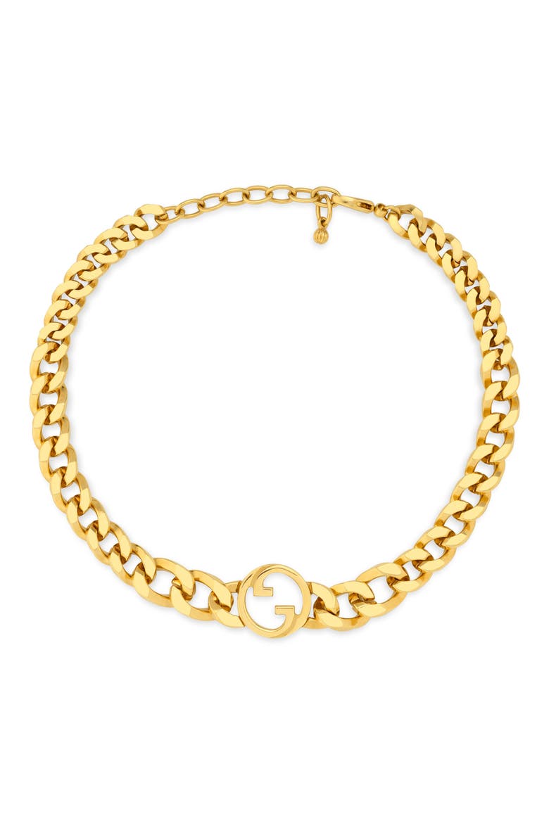 GG Chain Choker, Main, color, GOLD
